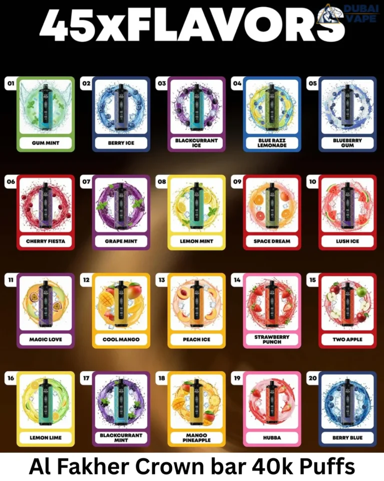 Al Fakher Crown bar 40k Puffs