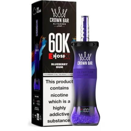 Al_Fakher_Crown_Bar_E_Hose_X_60K_Puff_Disposable_Blueberry_Gum__15868.1773352973.webp