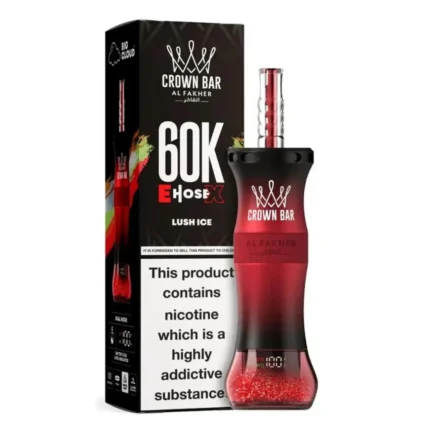 Al_Fakher_Crown_Bar_E_Hose_X_60K_Puff_Disposable_Lush_Ice__48860.1774978844.webp