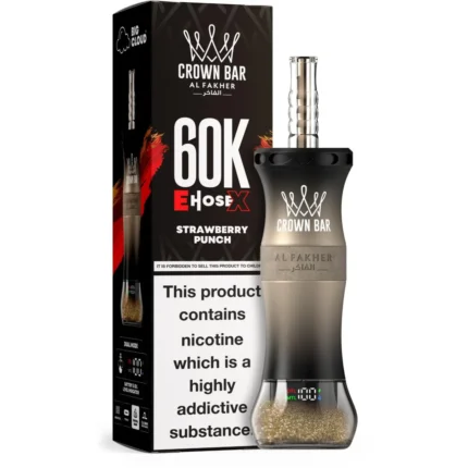 Al_Fakher_Crown_Bar_E_Hose_X_60K_Puff_Disposable_Strawberry_Punch__32667.1773352973.webp